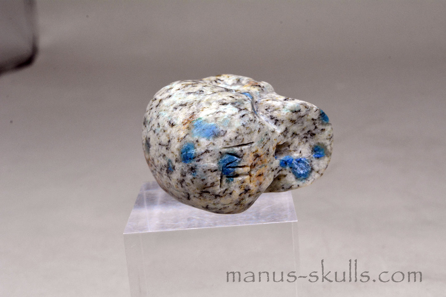 K2 Jasper / Azurite Granite SKULL