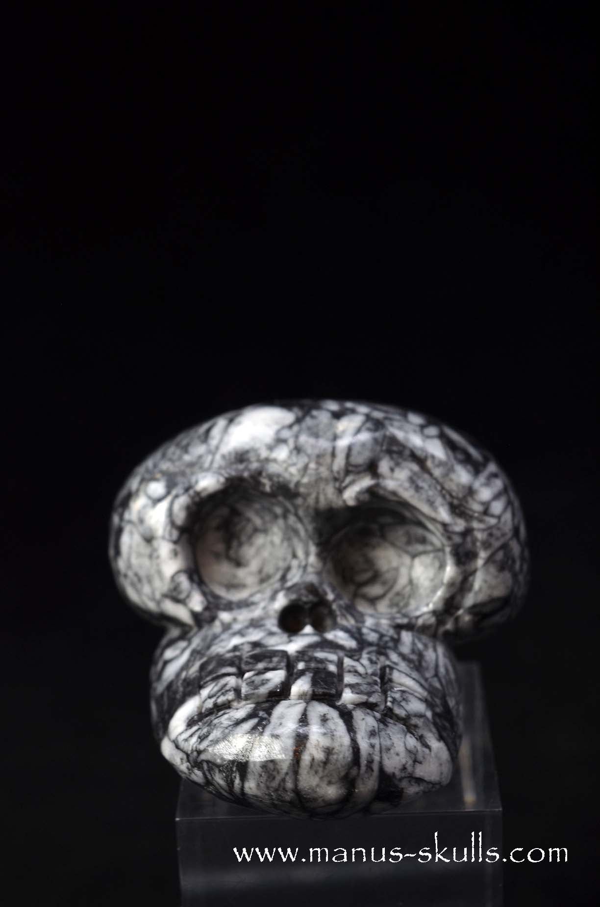 Manus skulls unique Crystal Carvings handmade skulls dragons pendants preseli bluestone tribals spiritual meaning wand Unicorn .. austrian pinolith