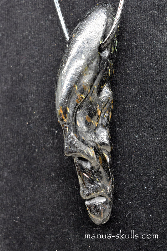 Nuummite Alien Pendant