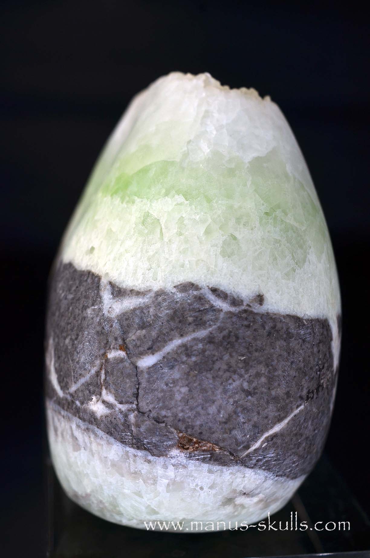 Visokalcite Skull (7 Minerals from Pyramids of Bosnia-Herzegovina)