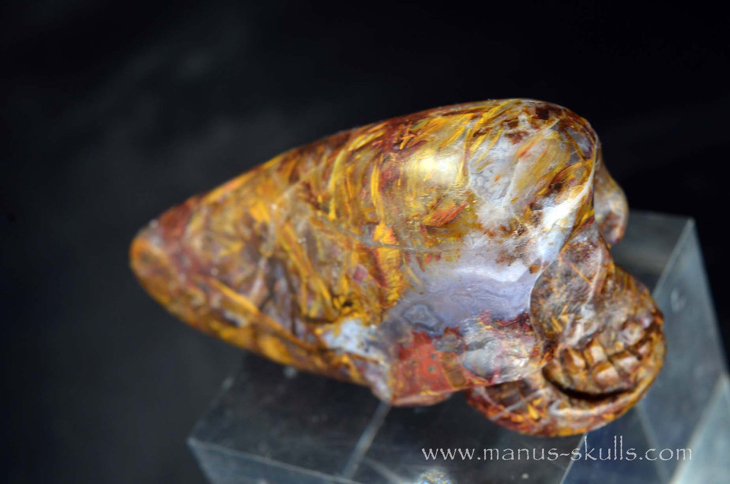 Pietersite traveller Skull