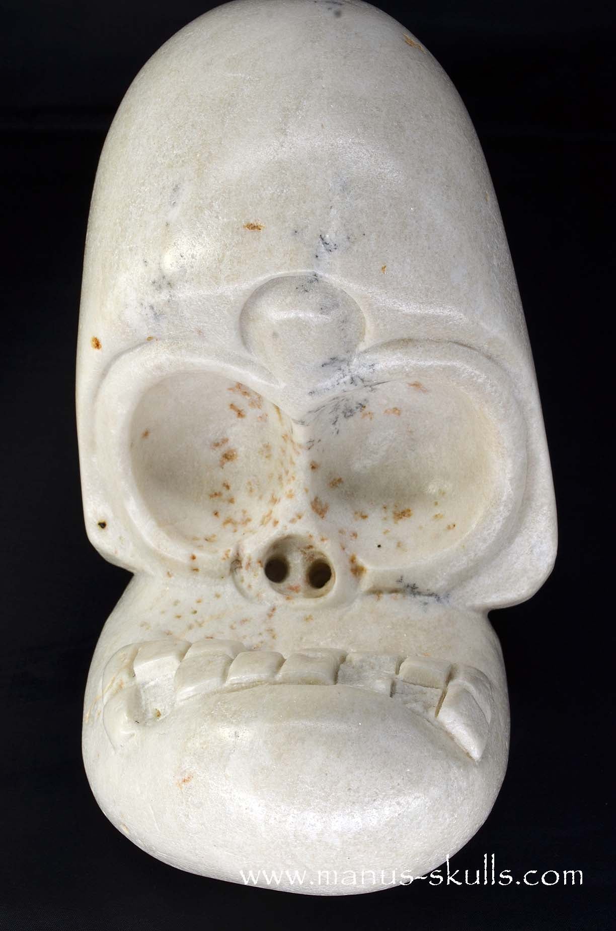 Manus skulls unique Crystal Carvings handmade skulls dragons pendants preseli bluestone tribals spiritual meaning wand Unicorn .. white steatite