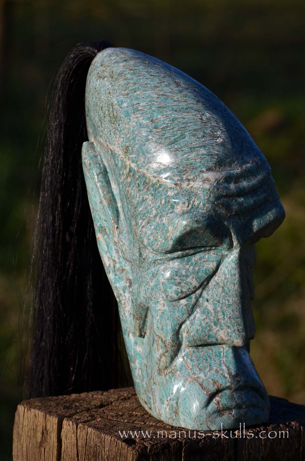 Large Amazonite Tribal Statue #003