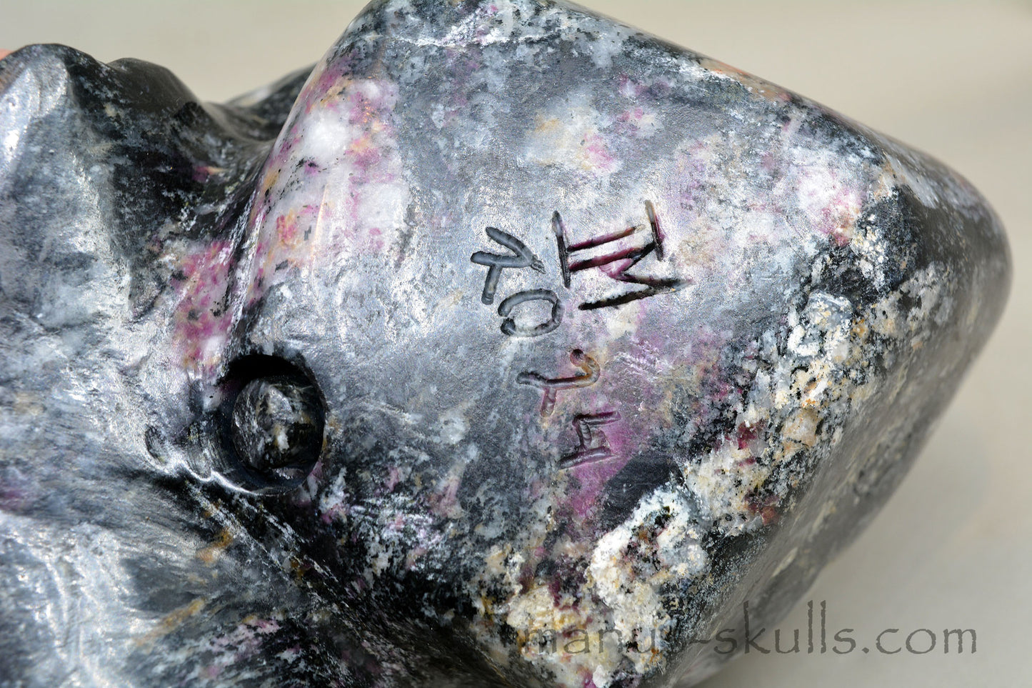 Large Eudialyte Skull