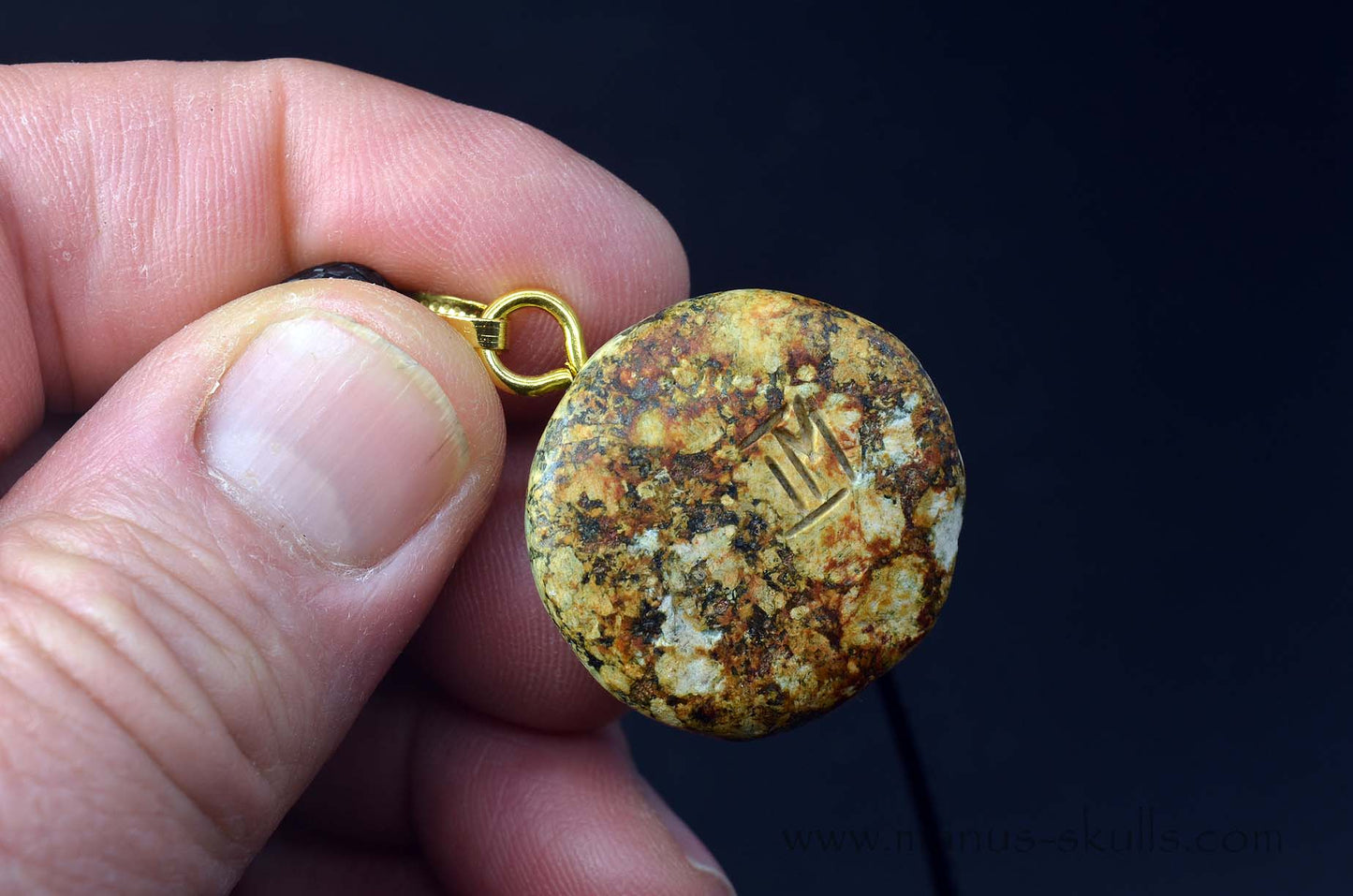 Preseli Bluestone 3-D Spiral Pendant