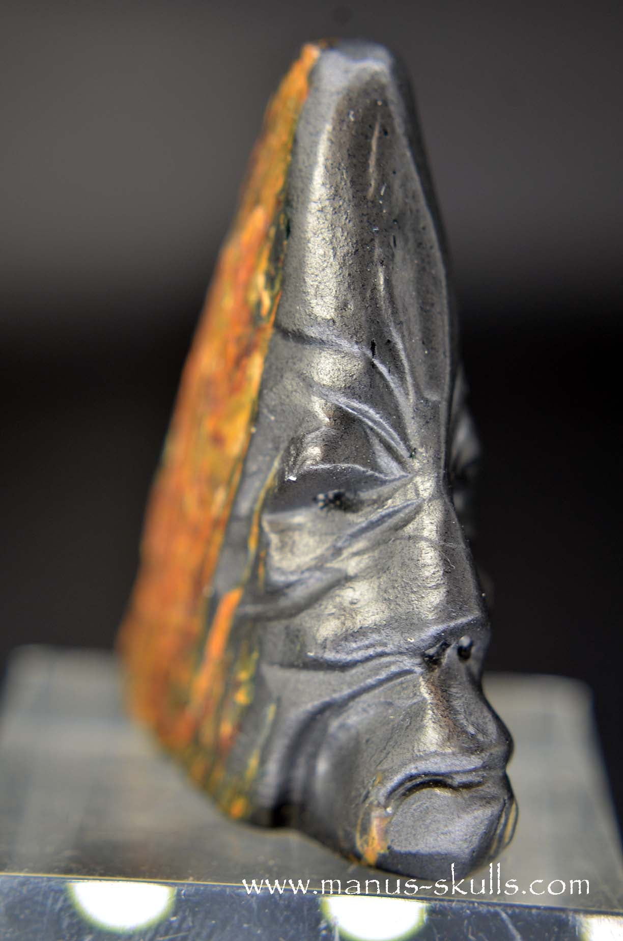 Manus skulls unique Crystal Carvings handmade skulls dragons pendants preseli bluestone tribals spiritual meaning wand Unicorn .. Isua