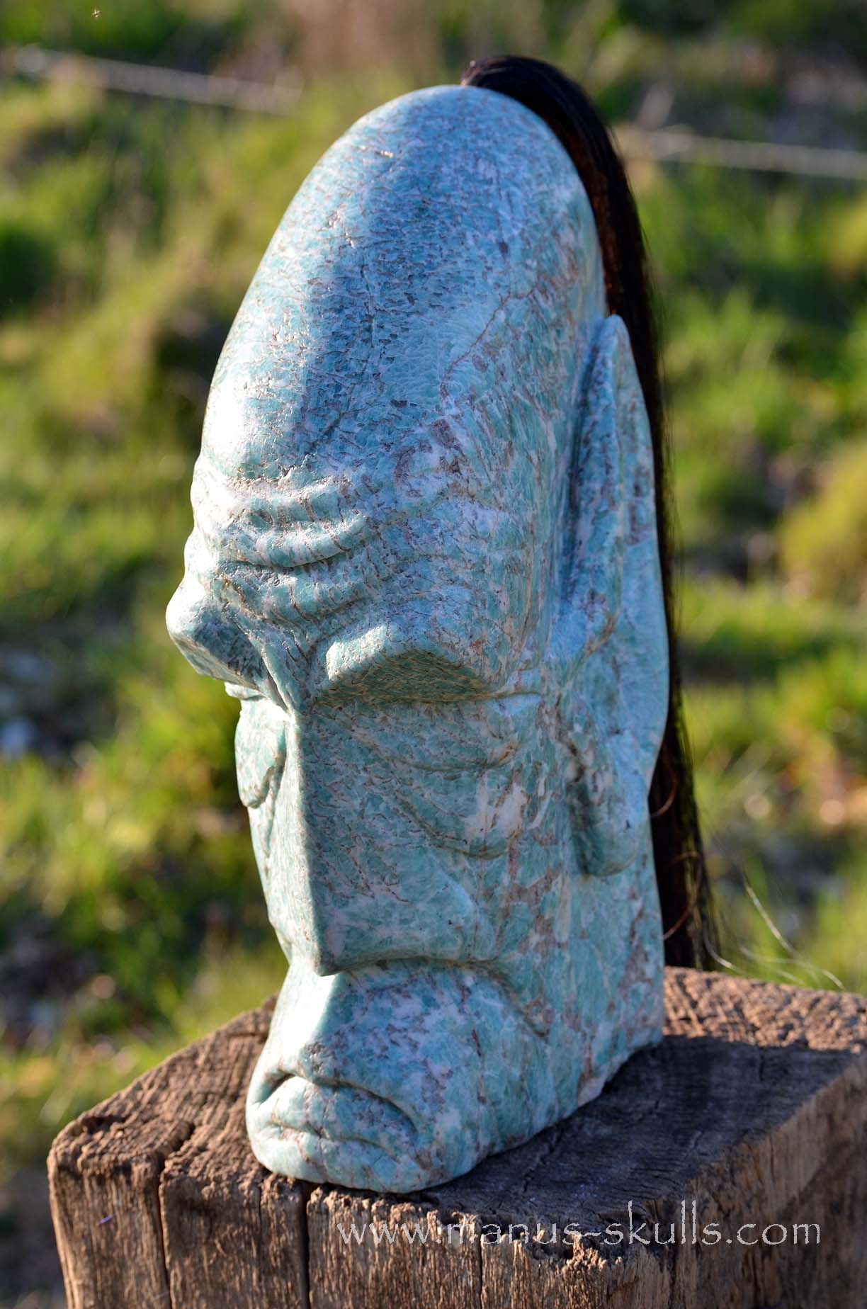 Large Amazonite Tribal Statue #003