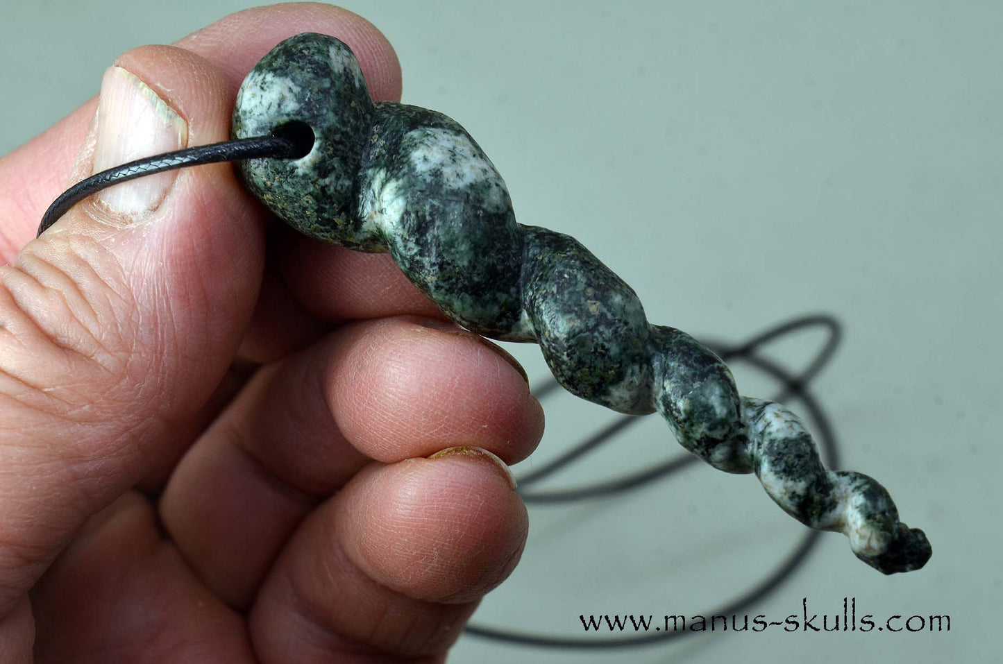 PRESELI BLUESTONE Unicorn Horn Pendant (#20)