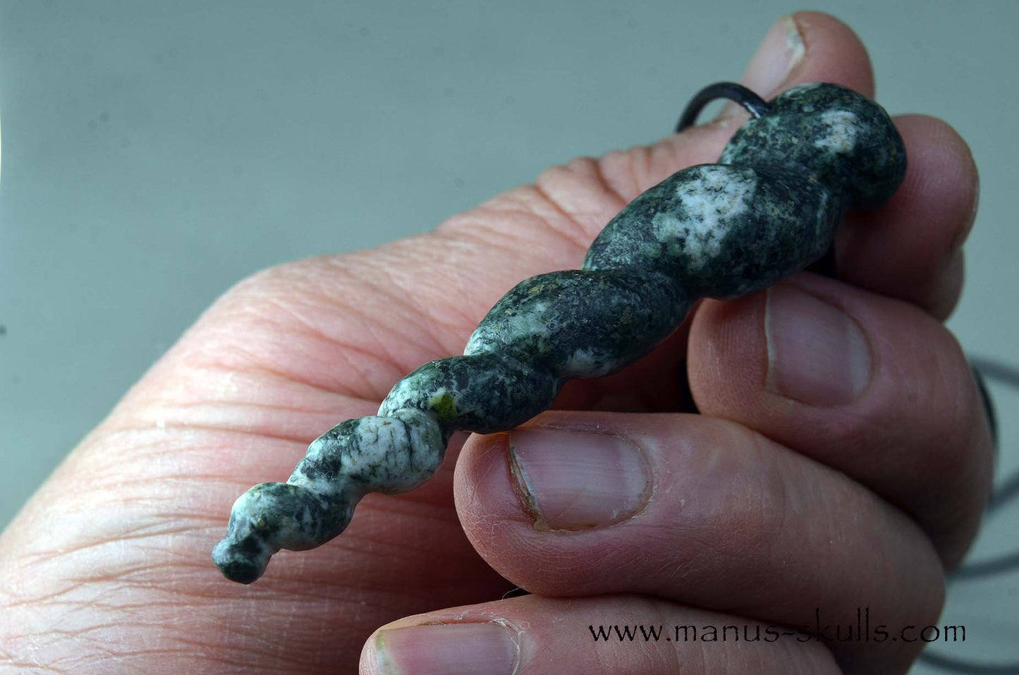 PRESELI BLUESTONE Unicorn Horn Pendant (#20)