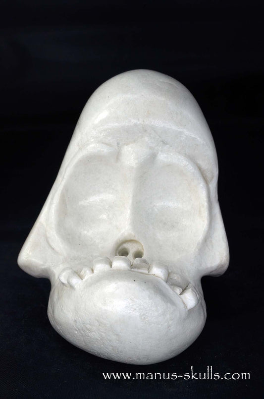 Manus skulls unique Crystal Carvings handmade skulls dragons pendants preseli bluestone tribals spiritual meaning wand Unicorn .. white steatite