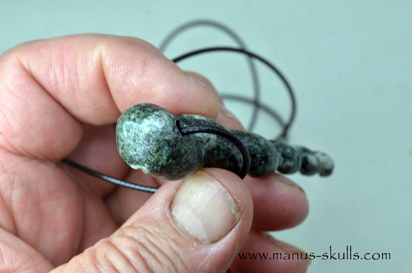 PRESELI BLUESTONE Unicorn Horn Pendant (#20)