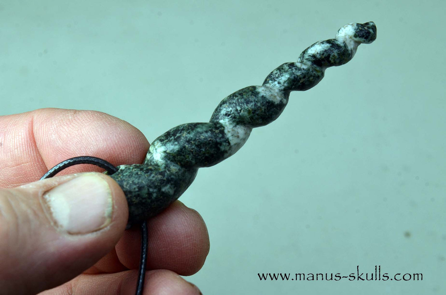 PRESELI BLUESTONE Unicorn Horn Pendant (#20)