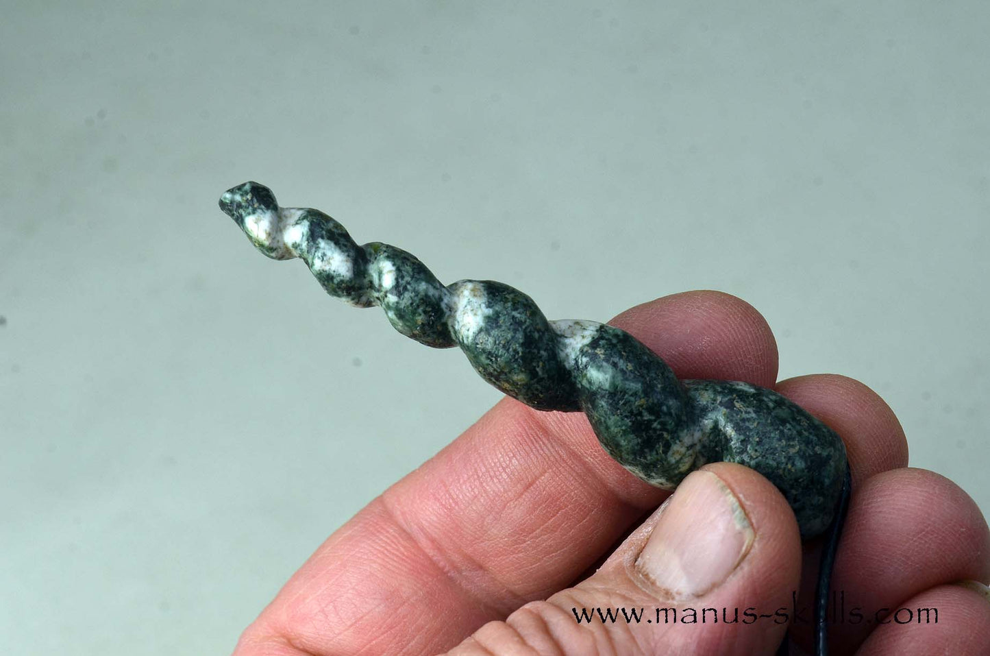 PRESELI BLUESTONE Unicorn Horn Pendant (#20)