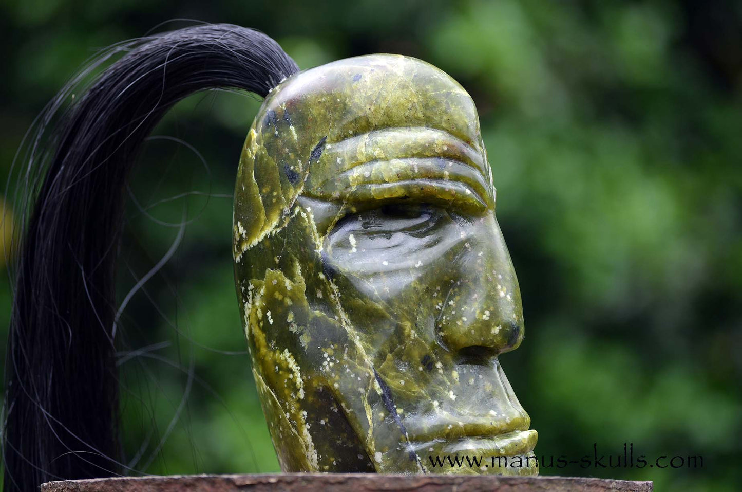 Idocrase ~ Vesuvianite Tribal Skull #060