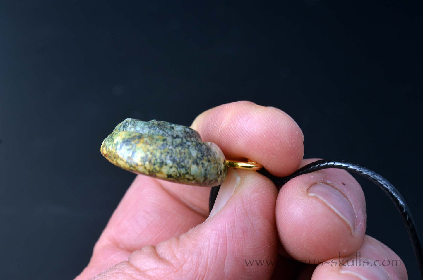 Preseli Bluestone 3-D Spiral Pendant