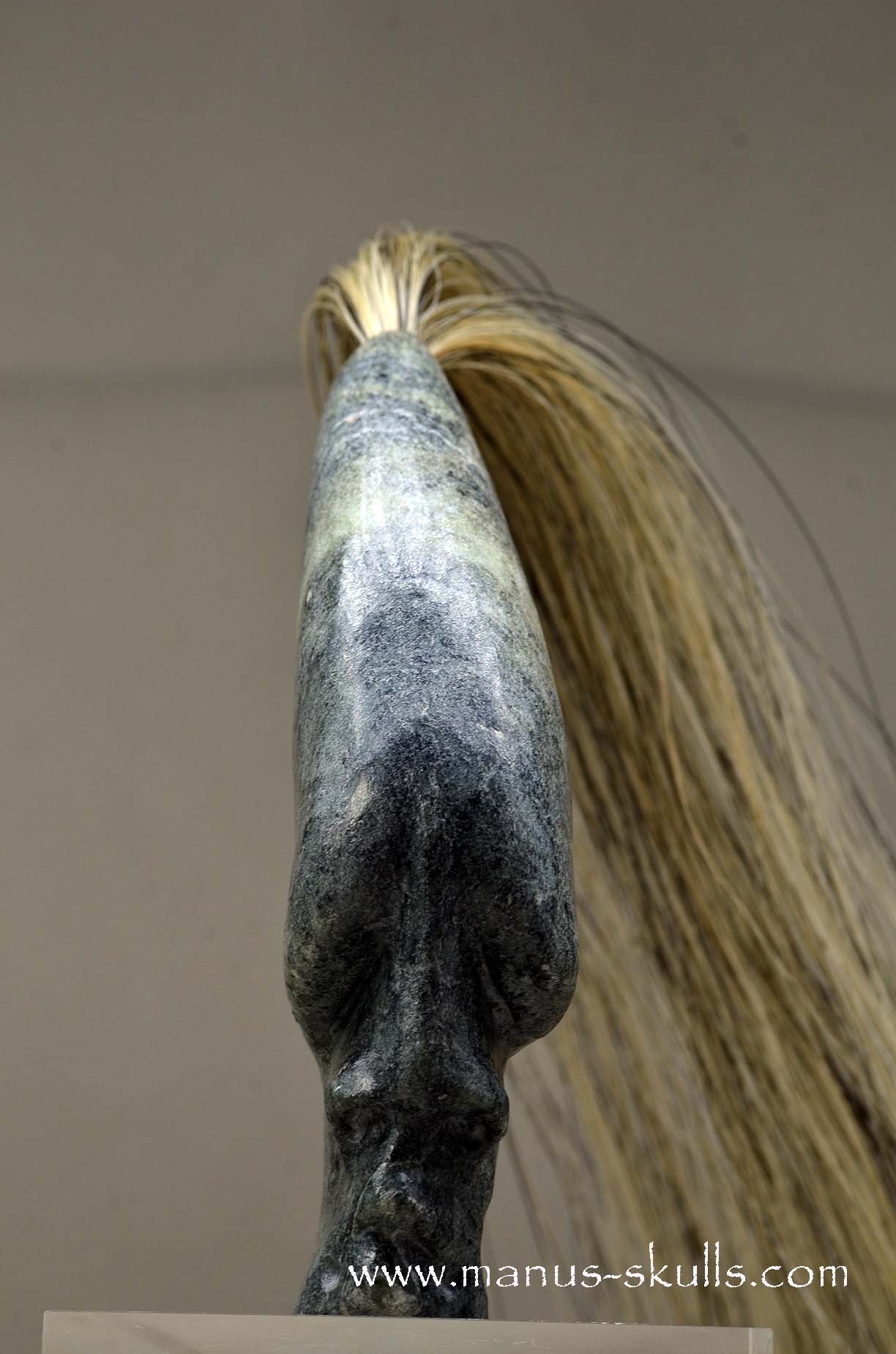 Steatite Tribal Skull #034