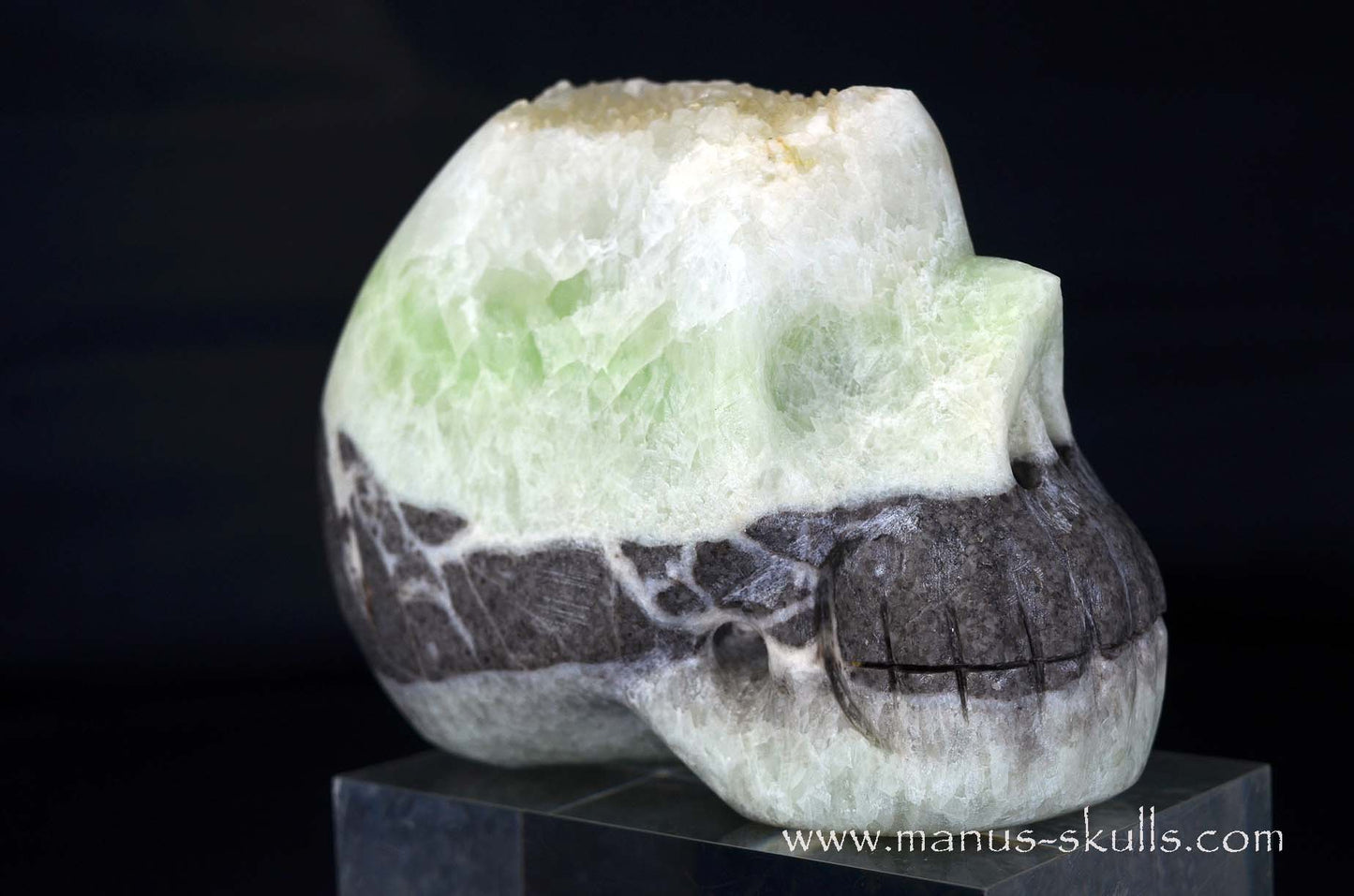Visokalcite Skull (7 Minerals from Pyramids of Bosnia-Herzegovina)