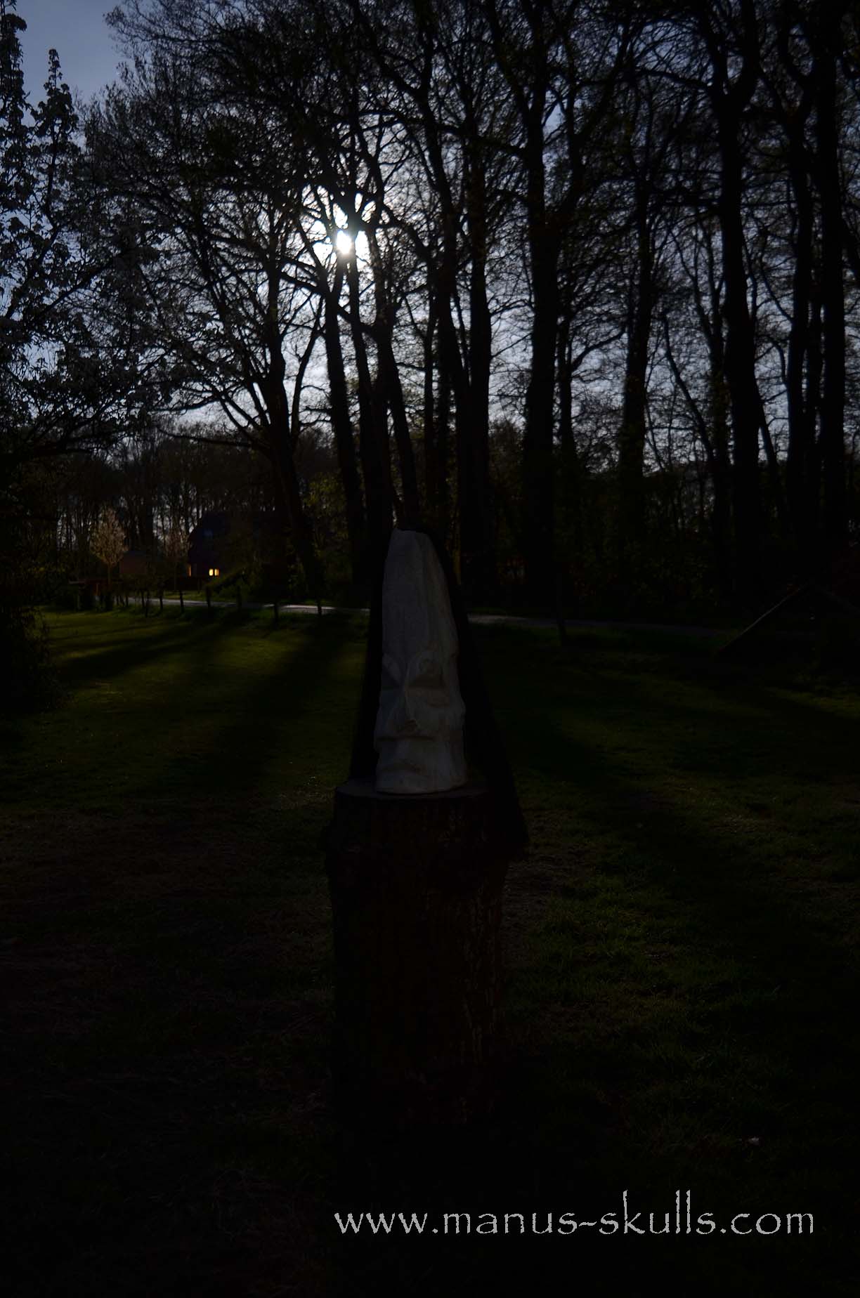 White Onyx Tribal Statue #002