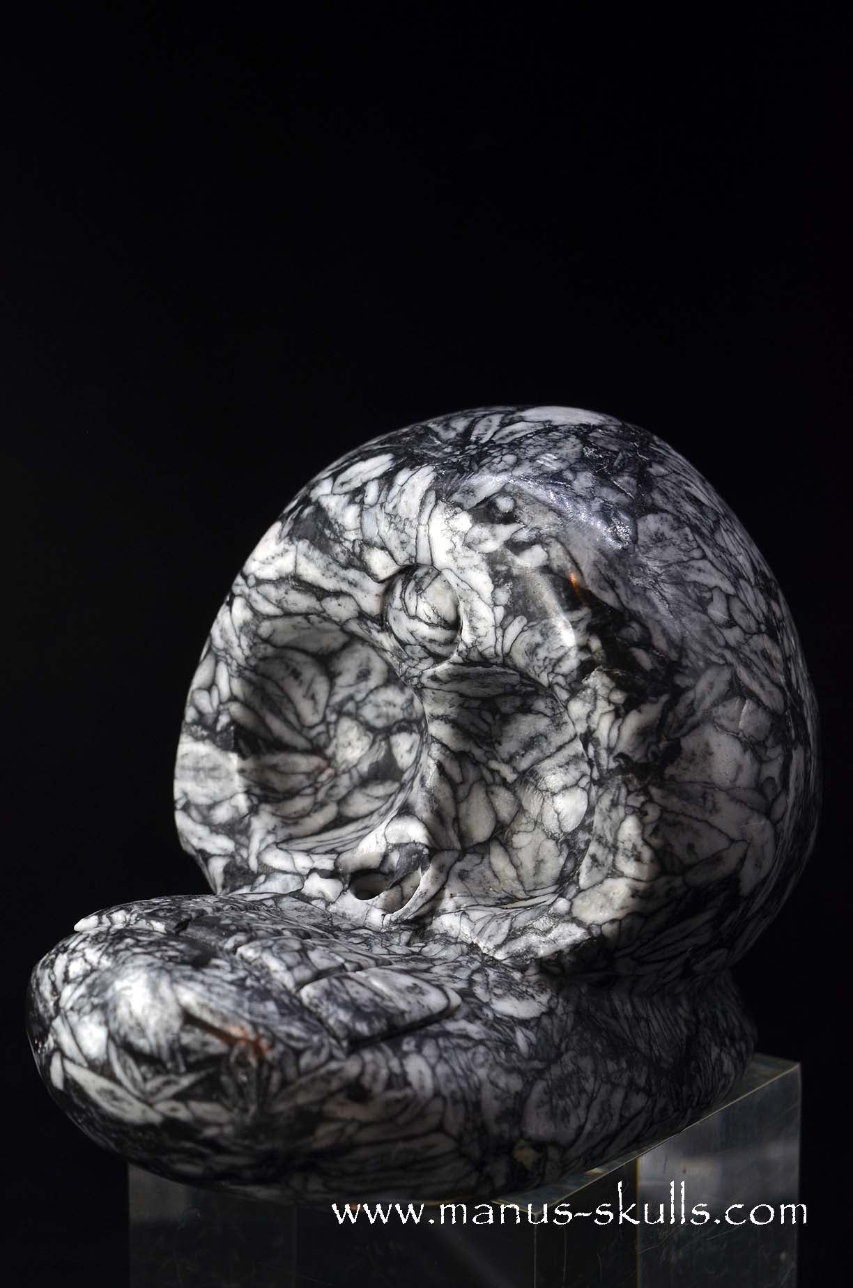 Manus skulls unique Crystal Carvings handmade skulls dragons pendants preseli bluestone tribals spiritual meaning wand Unicorn .. austrian pinolith