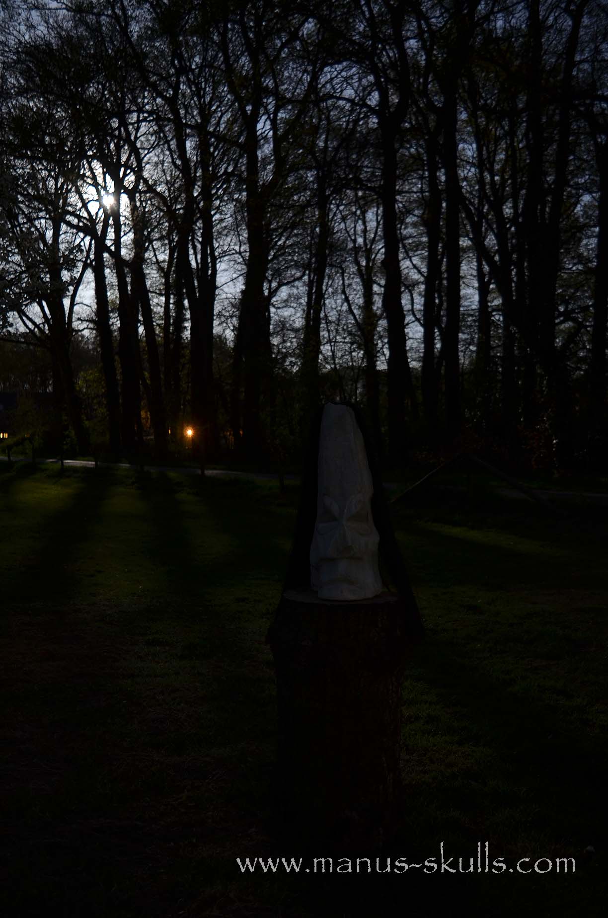 White Onyx Tribal Statue #002