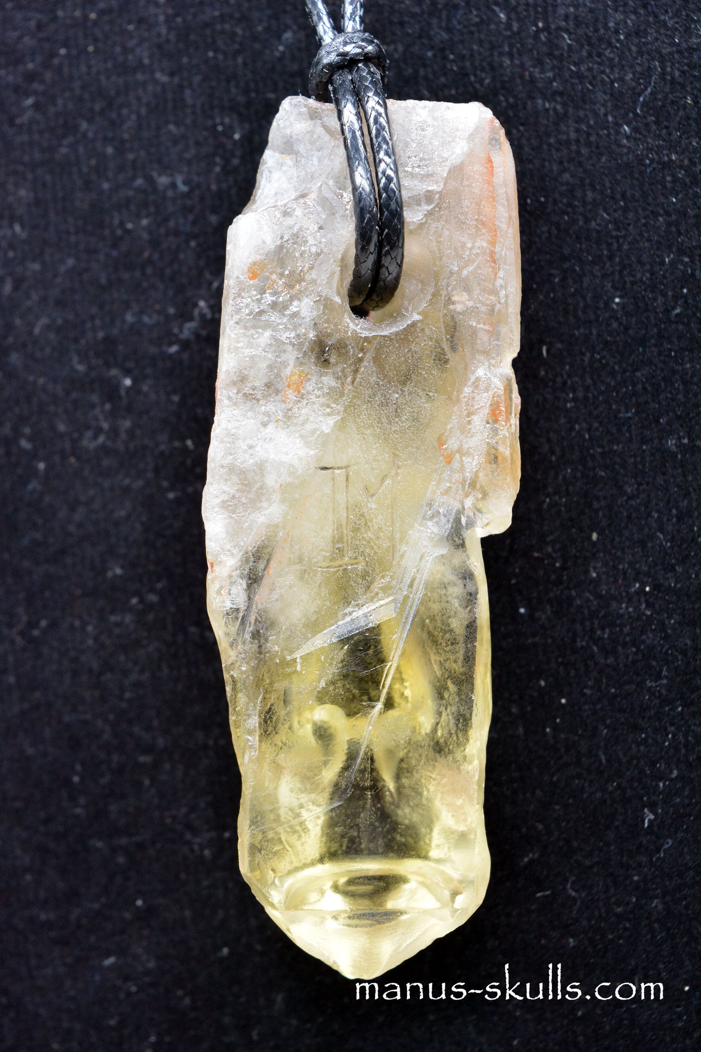 Himalayan CITRINE Tribal Pendant