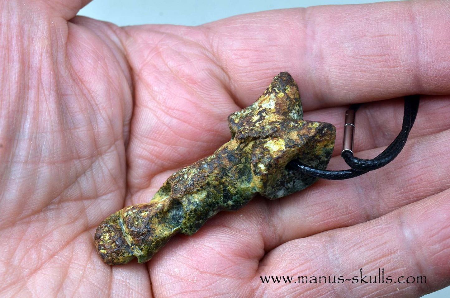 Double headed Preseli Bluestone Pendant