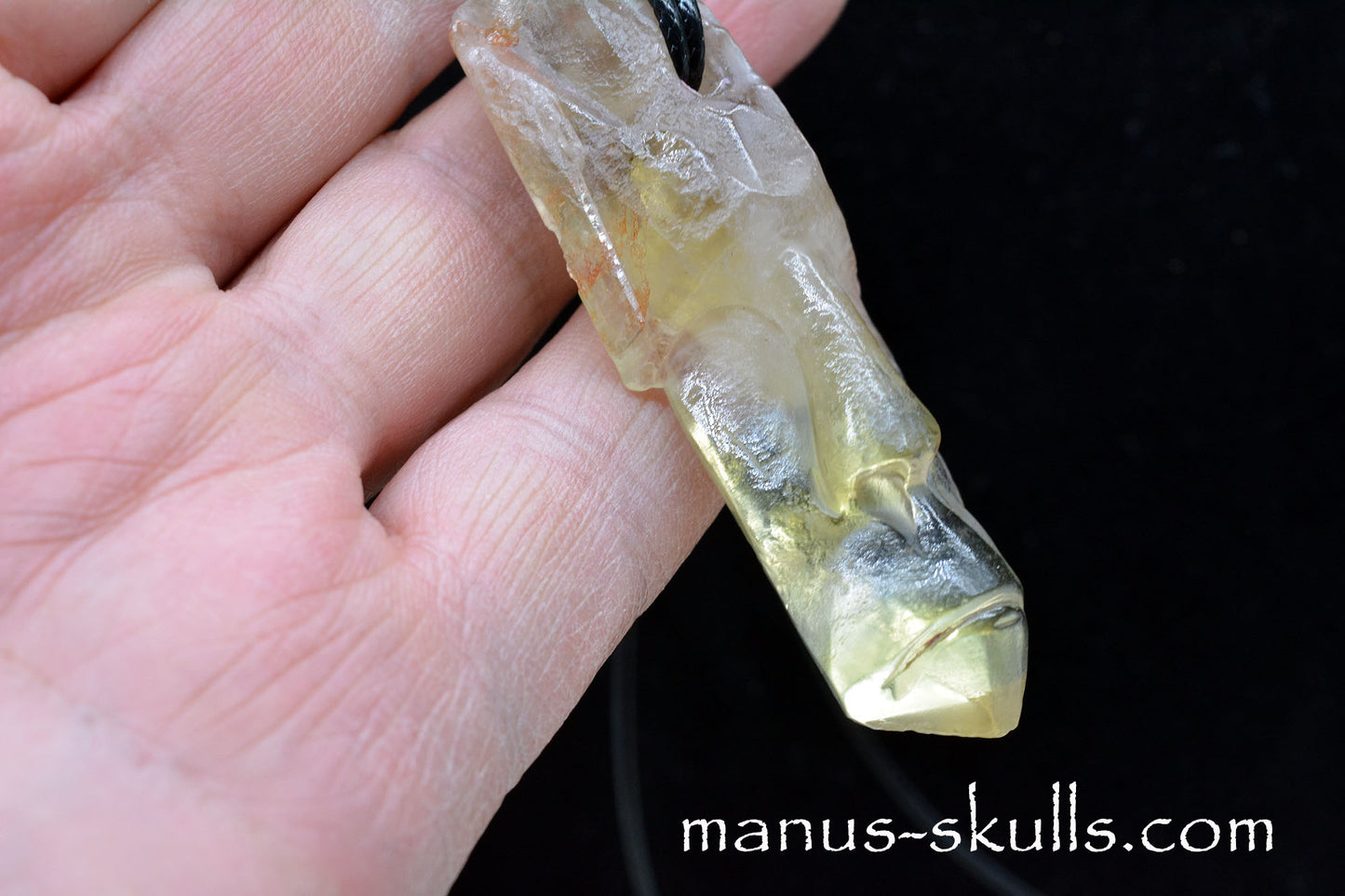Himalayan CITRINE Tribal Pendant