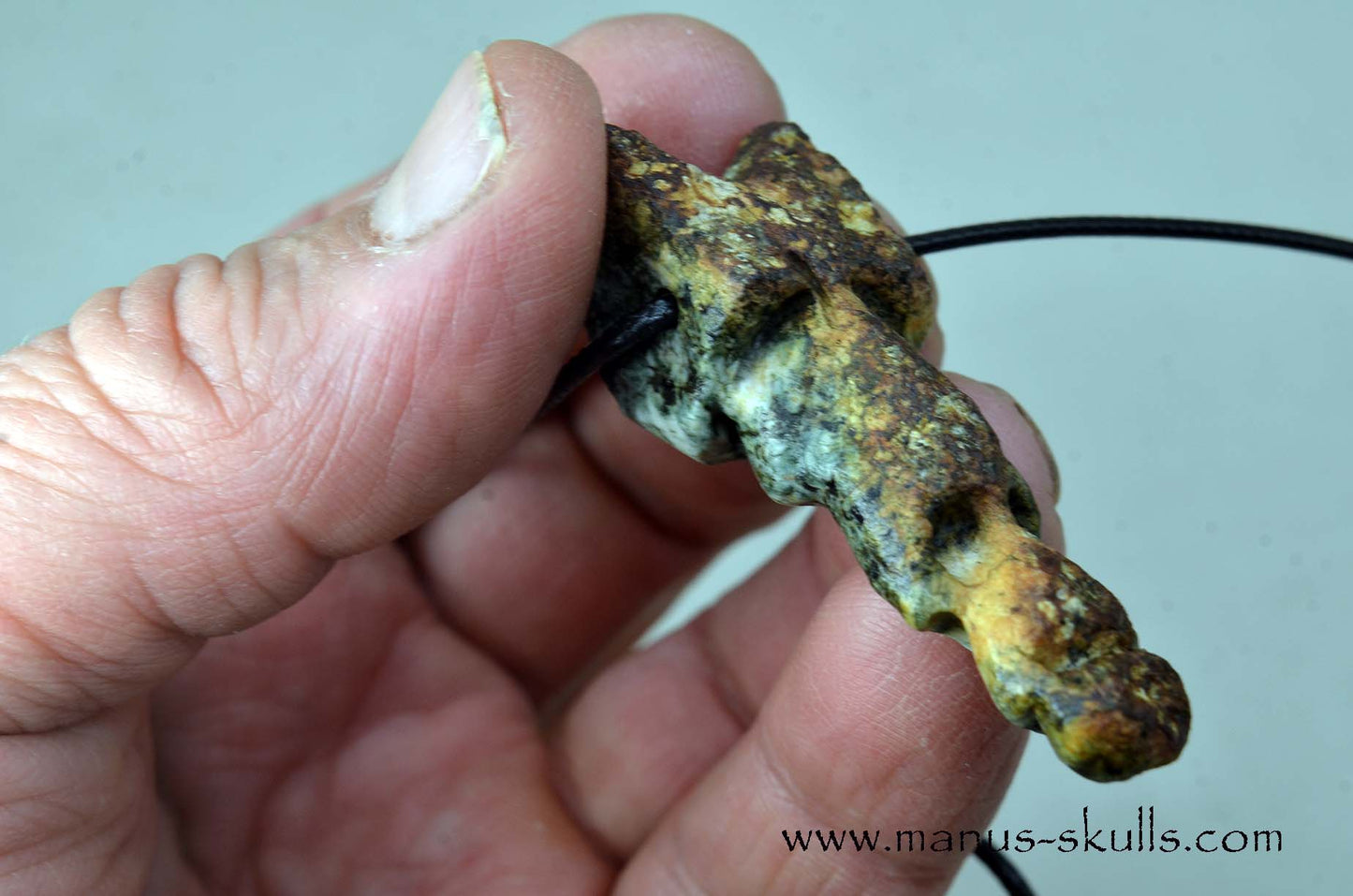 Double headed Preseli Bluestone Pendant