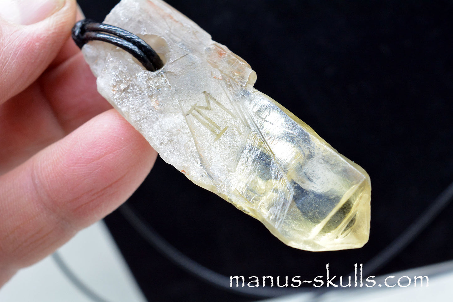 Himalayan CITRINE Tribal Pendant