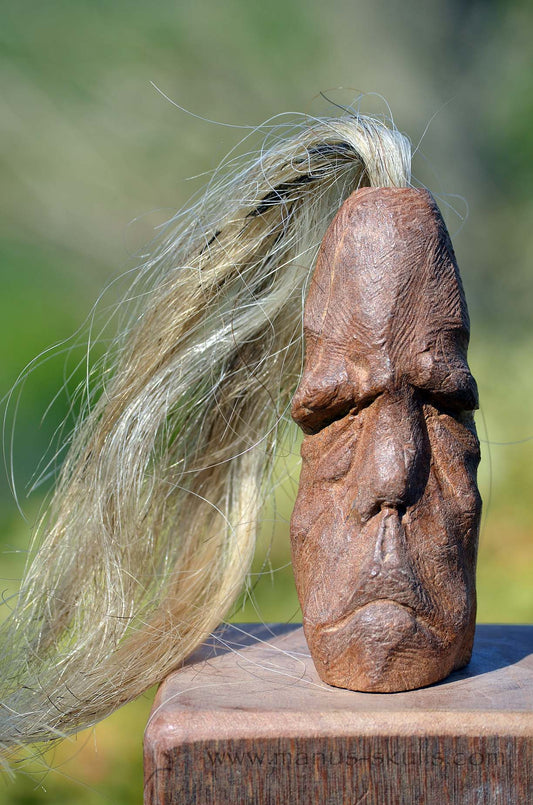 Steatite Tribal Skull #023