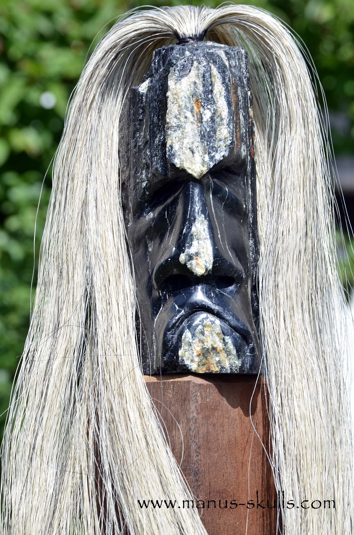 Manus skulls unique Crystal Carvings handmade skulls dragons pendants preseli bluestone tribals spiritual meaning .. black tourmaline