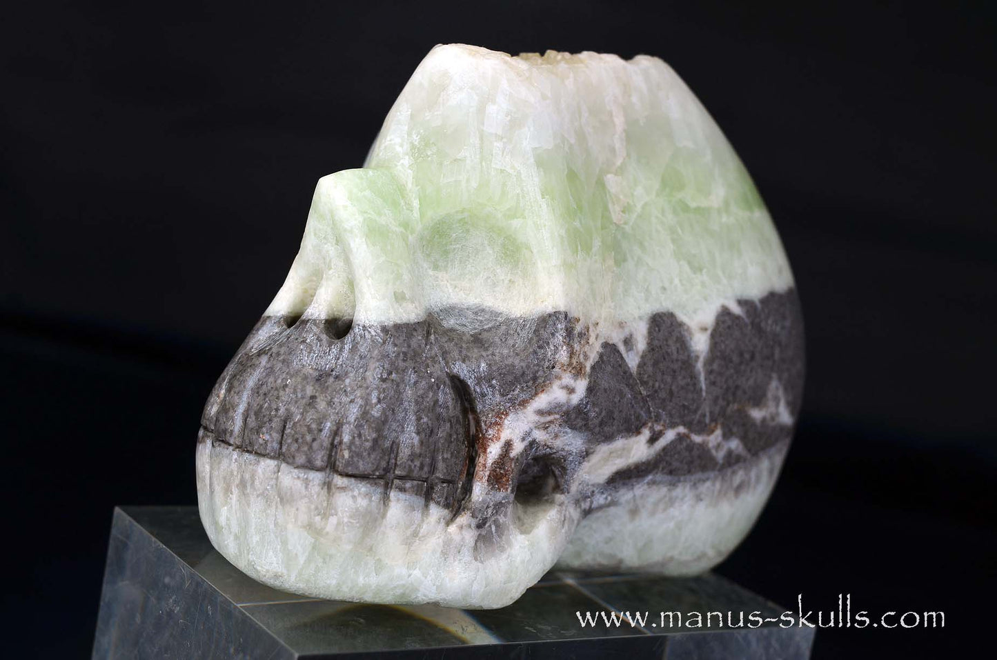 Visokalcite Skull (7 Minerals from Pyramids of Bosnia-Herzegovina)