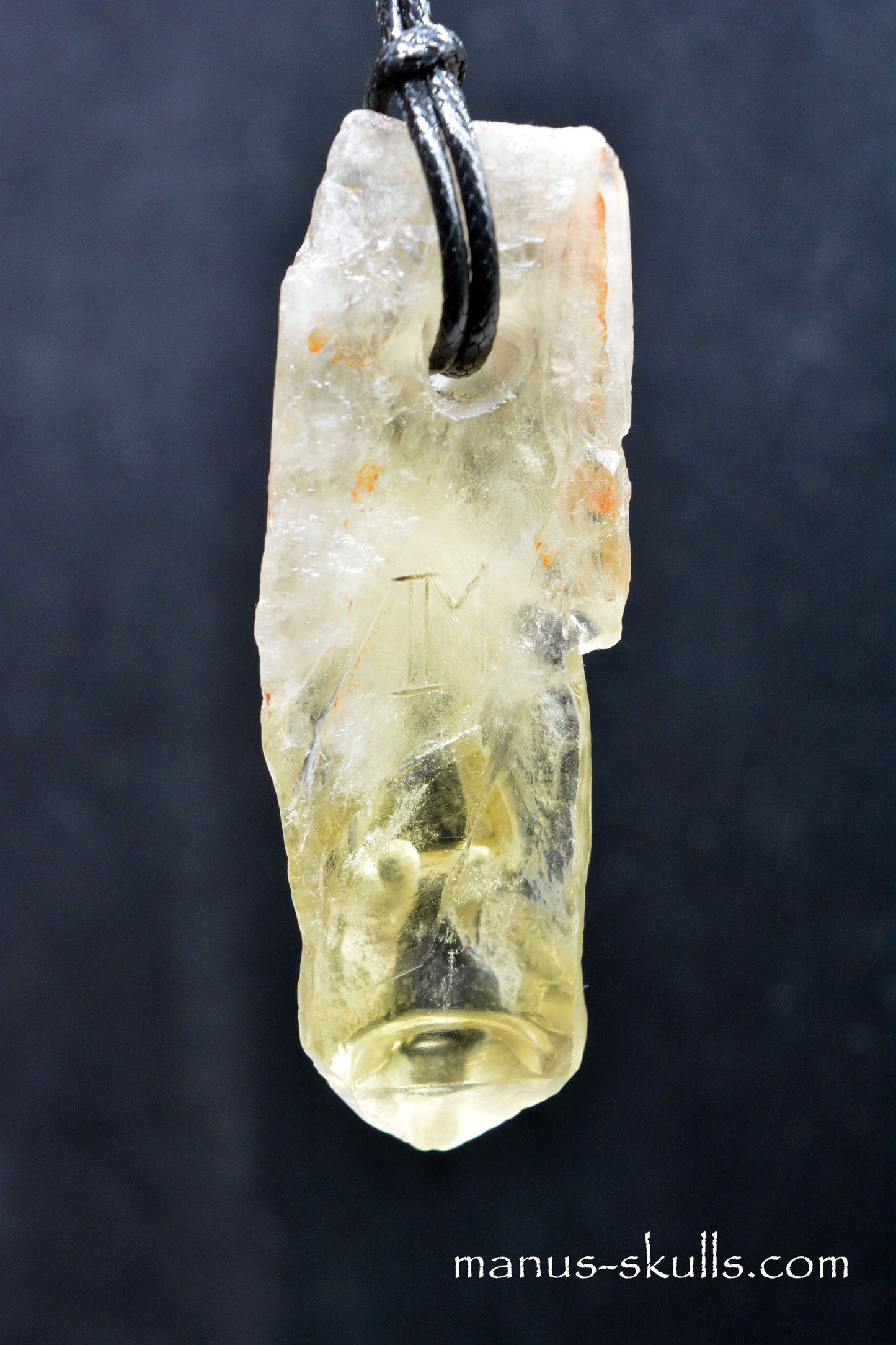 Himalayan CITRINE Tribal Pendant