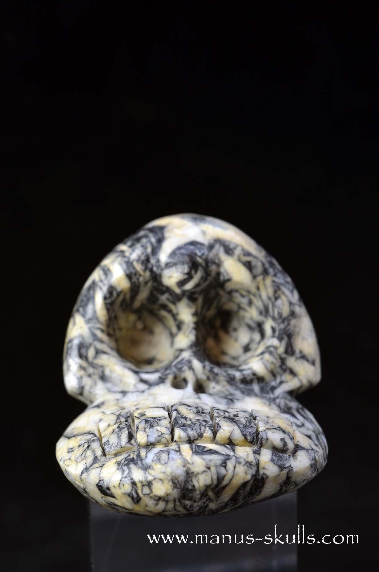 Manus skulls unique Crystal Carvings handmade skulls dragons pendants preseli bluestone tribals spiritual meaning wand Unicorn .. austrian pinolith