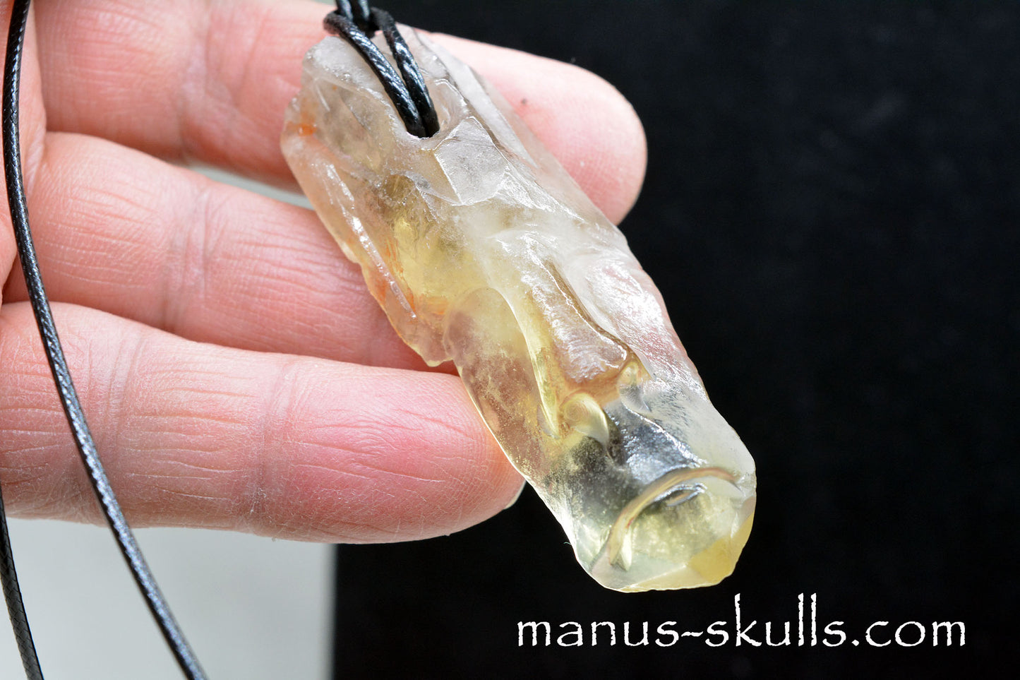 Himalayan CITRINE Tribal Pendant