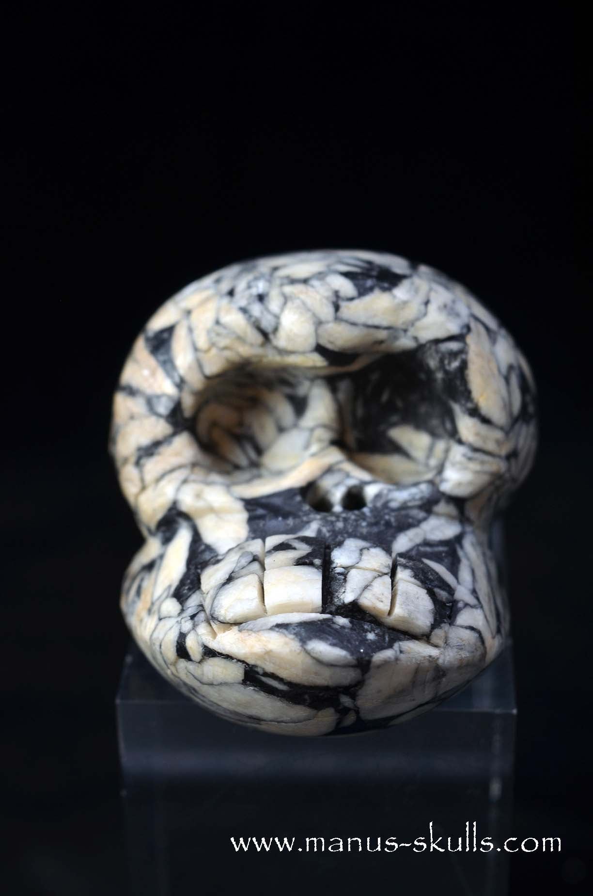 Manus skulls unique Crystal Carvings handmade skulls dragons pendants preseli bluestone tribals spiritual meaning wand Unicorn .. austrian pinolith