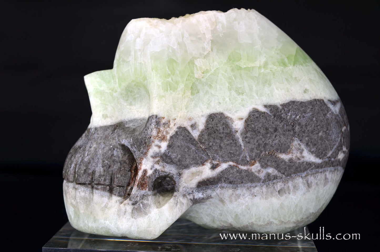 Visokalcite Skull (7 Minerals from Pyramids of Bosnia-Herzegovina)