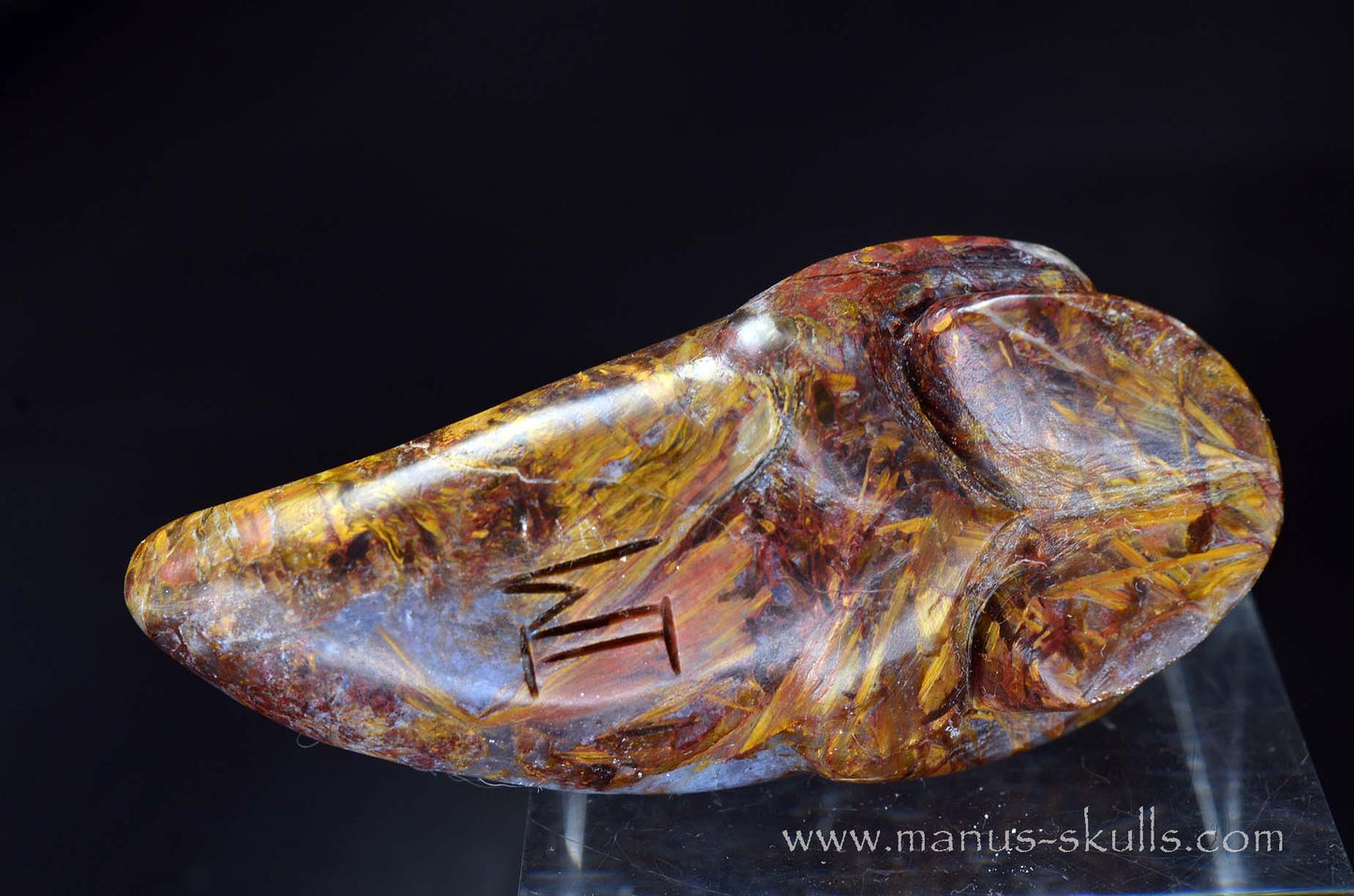 Pietersite traveller Skull