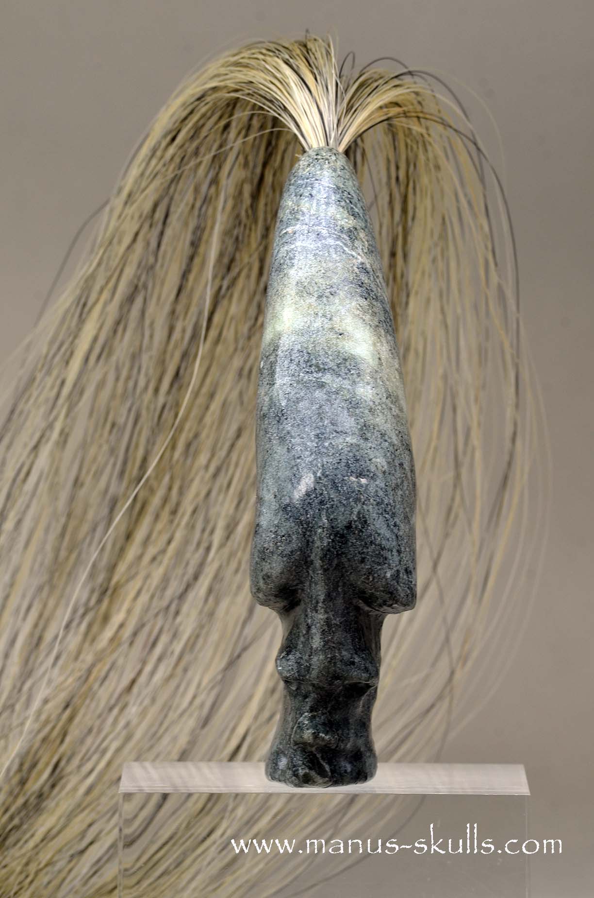 Steatite Tribal Skull #034