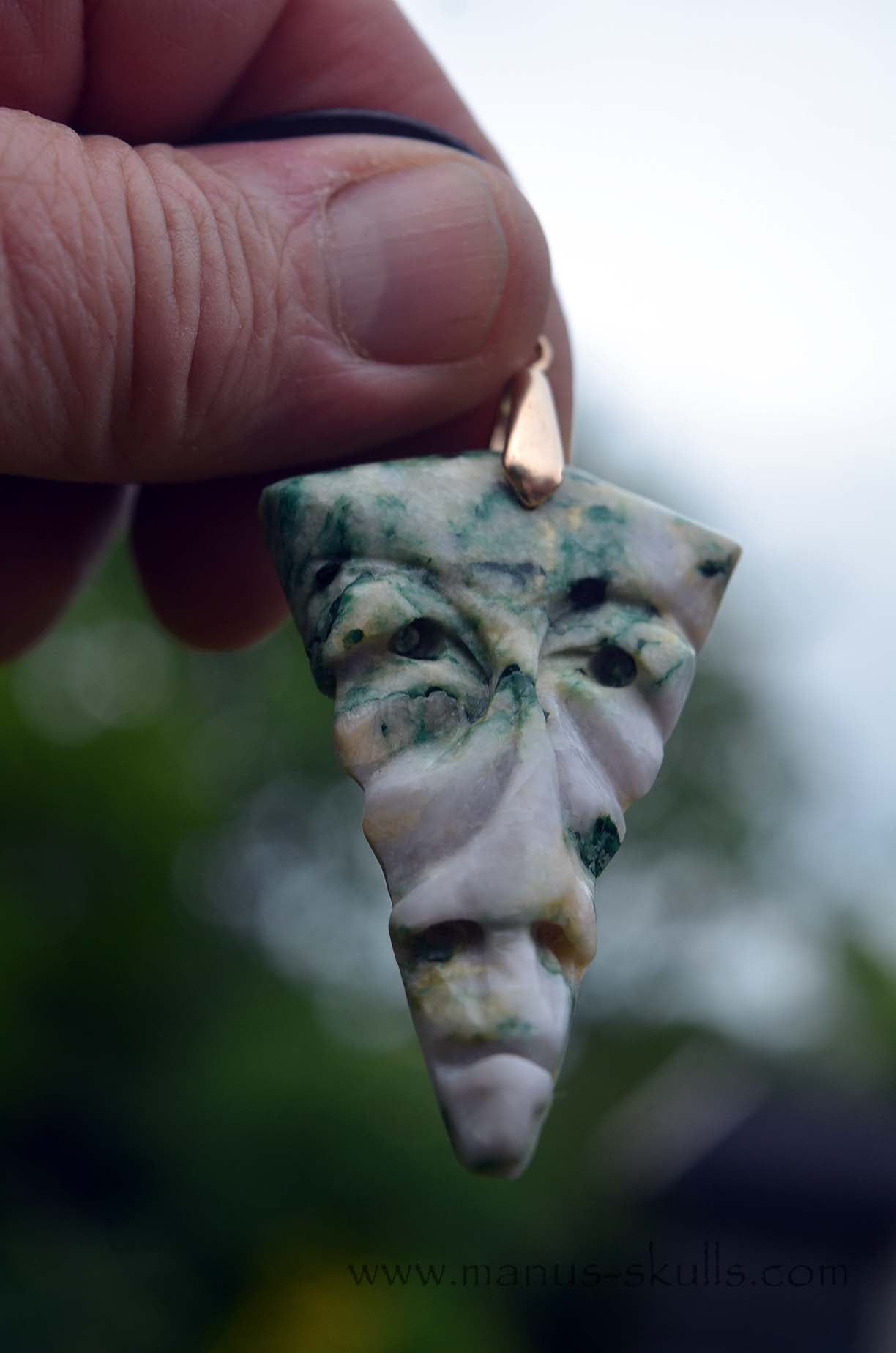 Mariposite pendant