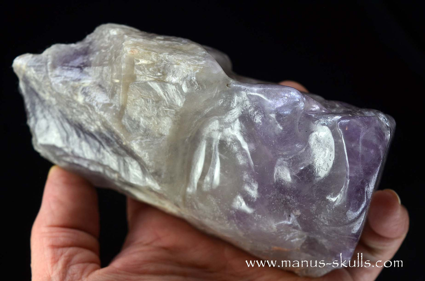 Phantom Amethyst Tribal Skull face.