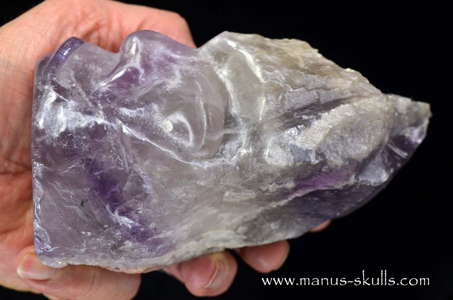 Phantom Amethyst Tribal Skull face.