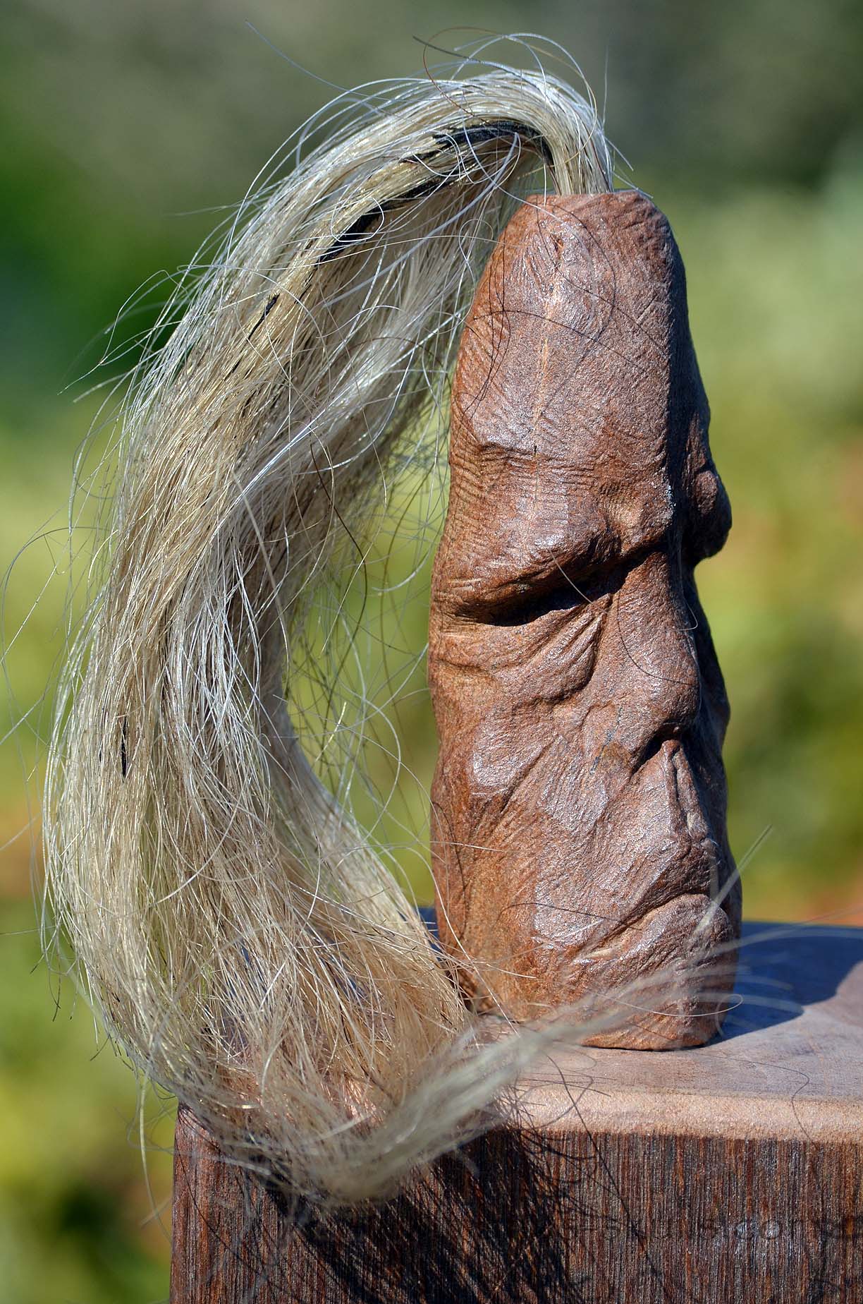 Steatite Tribal Skull #023