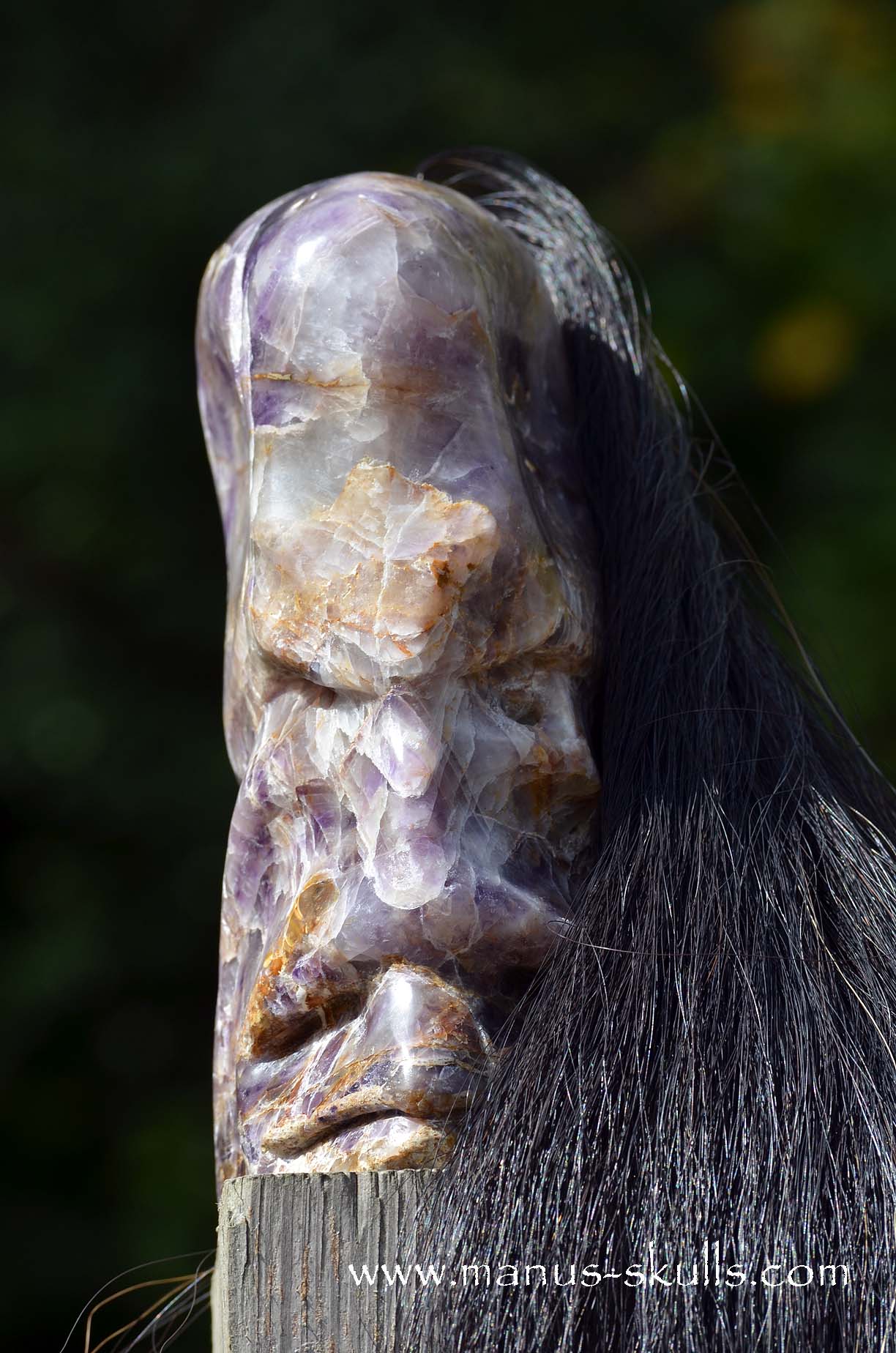 Amethyst Tribal Skull #64