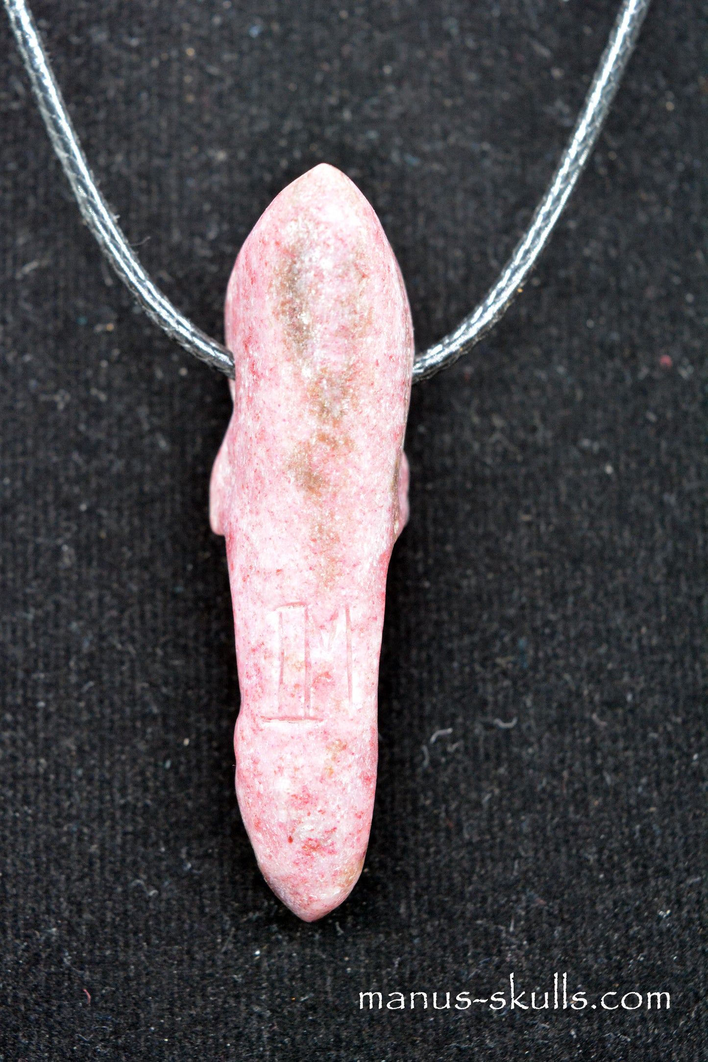 Thulite Face Pendant