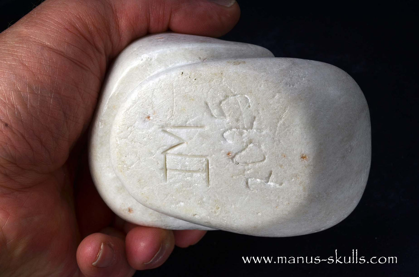 White Steatite Evolian #11