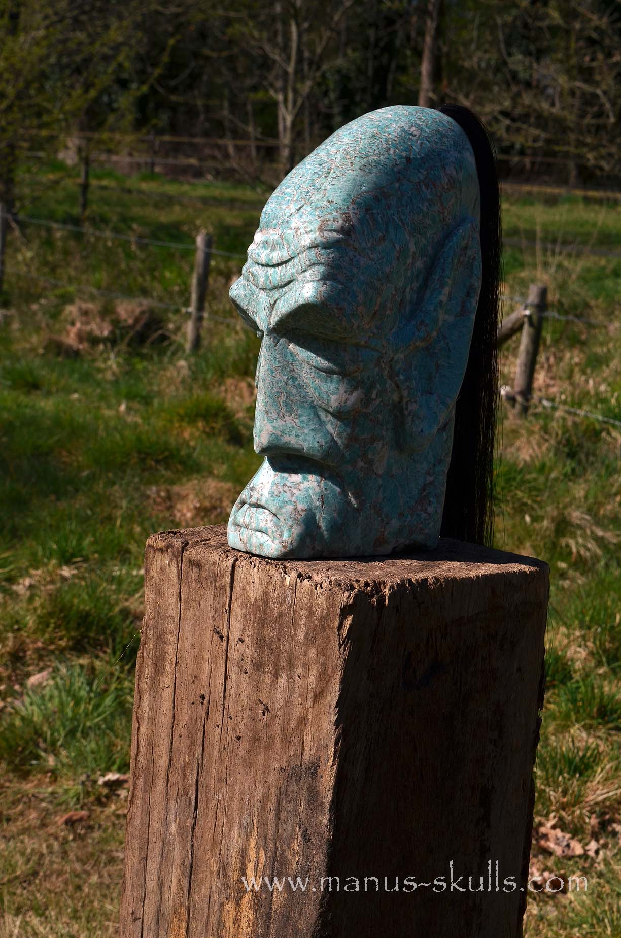 Large Amazonite Tribal Statue #003