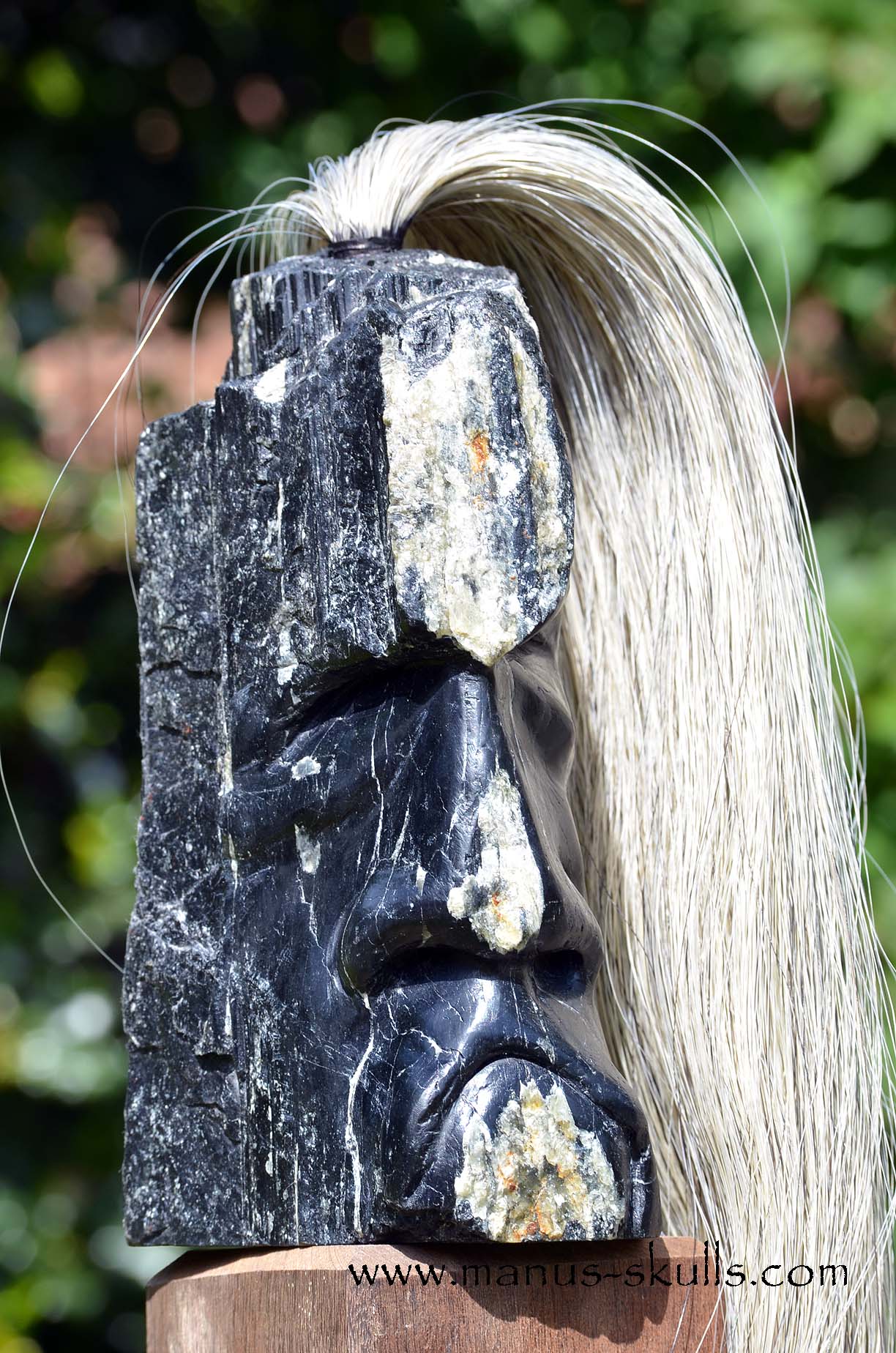 Manus skulls unique Crystal Carvings handmade skulls dragons pendants preseli bluestone tribals spiritual meaning .. black tourmaline