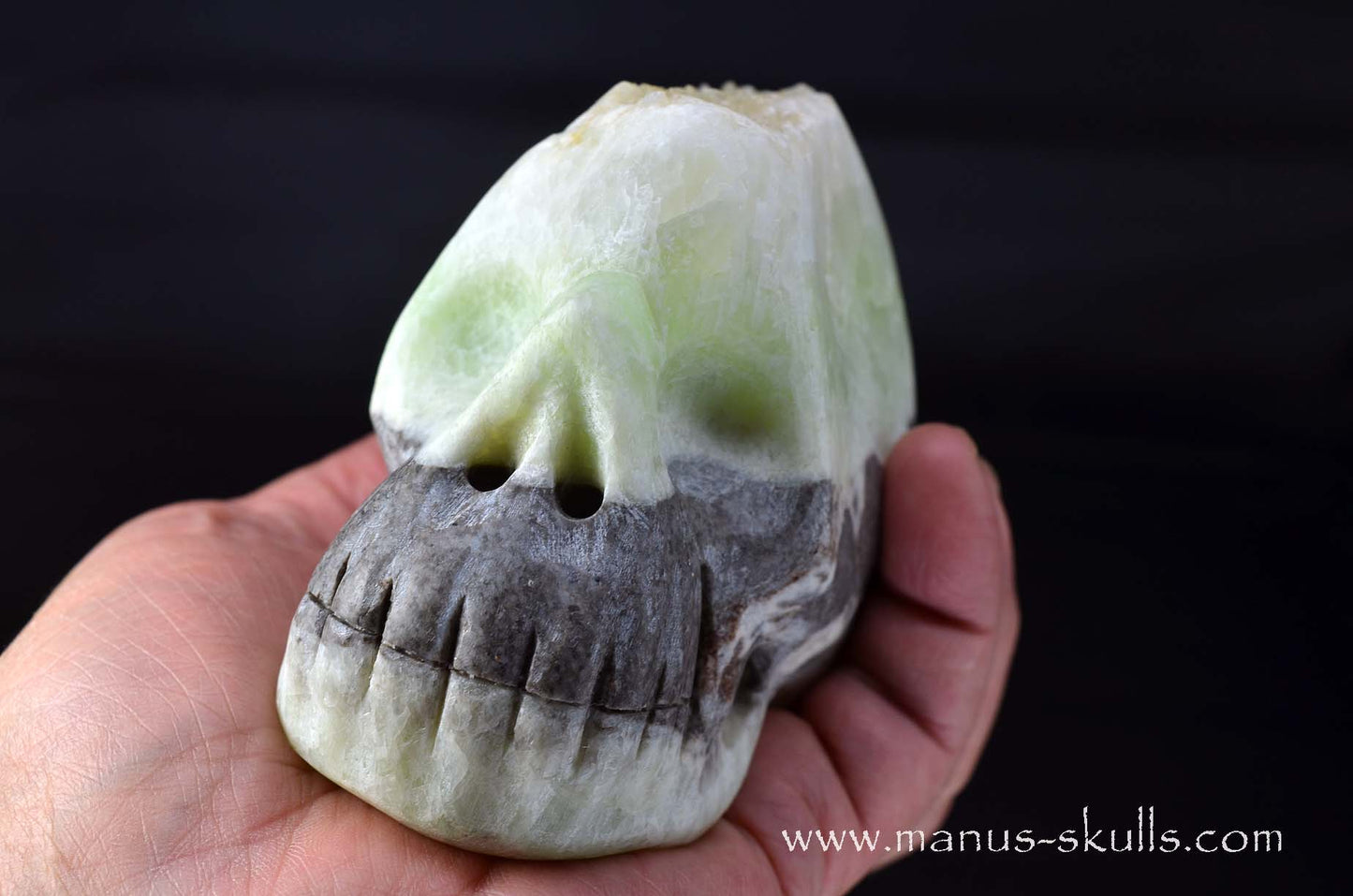Visokalcite Skull (7 Minerals from Pyramids of Bosnia-Herzegovina)