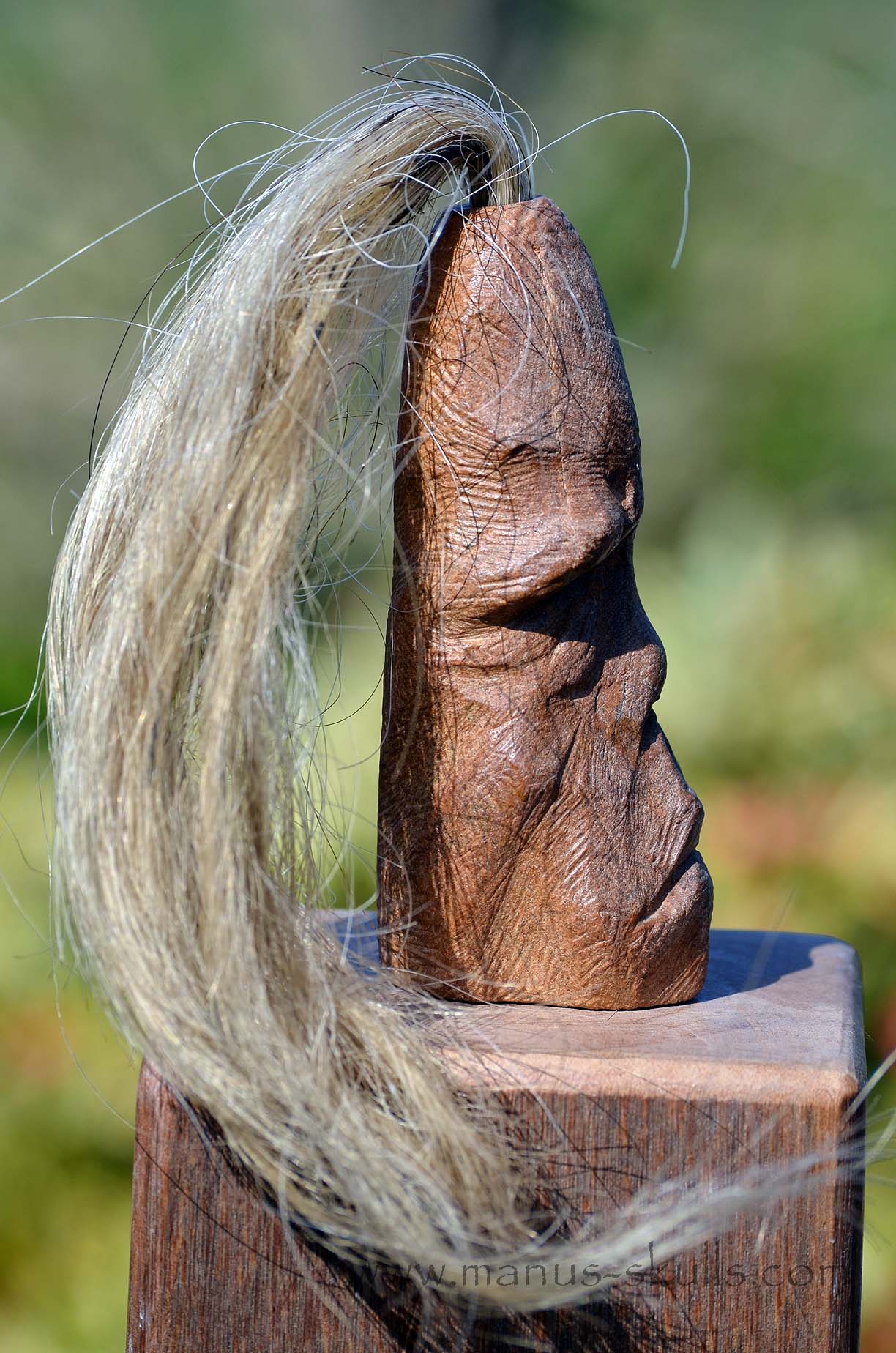 Steatite Tribal Skull #023